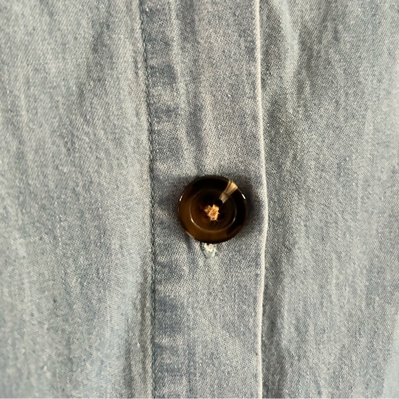 NWOT Who What Wear Chambray top - XL - Picture 4 of 5